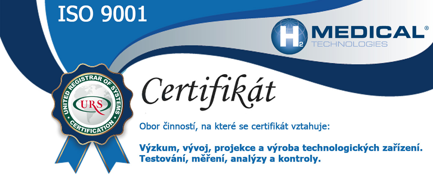 H2 Medical Technologies získala prestižní certifikát ISO 9001. Lídr na poli vodíkových technologií patřící do skupiny H2 Global Group, která před nedávnem mimo jiné představila první vodíkové kolo v ČR H2 Bike, tak potvrzuje nejvyšší standard kvality a bezpečnosti jejich produktů a služeb. „Jsme nesmírně rádi, že jsme v těchto obtížných podnikatelských podmínkách uspěli a certifikát získali. Je to jasná zpráva směrem k našim zákazníkům a partnerům o nastavení mezinárodního standardu na vodíkovém trhu v ČR ale i v zahraničí,“ říká ředitel H2 Medical Technologies Ing. Pavel Vašek.  Certifikát ISO 9001 je mezinárodně uznávaný standard pro systém řízení kvality. Pro získání tohoto certifikátu prošla společnost H2 Medical Technologies důkladným auditem, který posuzuje, zda splňuje všechny požadavky stanovené ISO 9001. Certifikát potvrzuje, že společnost má vytvořený efektivní systém řízení kvality a že je schopna dodávat výrobky a služby, které vyhovují požadavkům zákazníků a trhu.  Pro H2 Medical Technologies je tento certifikát obrovským úspěchem. „Získání certifikátu ISO 9001 je důkazem, že společnost se zaměřuje na kvalitu a že je schopna si udržet vysoké standardy,“ vysvětluje Pavel Vašek. „Získání tohoto certifikátu také znamená, že H2 Medical Technologies se může pyšnit mezinárodním uznáním a že je připravena konkurovat na globálním trhu.“    Certifikát ISO 9001 má také mnoho praktických výhod. Jednou z těchto výhod je zvýšení důvěryhodnosti na trhu. „Když zákazníci vidí, že společnost má certifikát ISO 9001, mají jistotu, že výrobky a služby, které od H2 Medical Technologies zakoupí, budou splňovat nejvyšší standardy kvality a bezpečnosti. To jim dává klid a jistotu, že svěřují své zdraví a bezpečnost do dobrých rukou. Investoři si tento náš další významný krok také pochvalují, jelikož vnímají významnost tohoto mezinárodně uznávaného certifikátu pro další finanční zajištění zdrojů pro realizaci našich projektů, které dokážeme svými aktivitami velmi výhodně a bezpečně zhodnotit“ říká s nadšením ředitel pro investice společnosti H2 Global Group Květoslav Chytil.  Další výhodou certifikátu ISO 9001 je zlepšení interních procesů a efektivnosti ve společnosti. Během procesu získávání certifikátu musela společnost provést důkladnou analýzu svých procesů a identifikovat oblasti, které lze zlepšit. Tímto způsobem se H2 Medical Technologies může zbavit zbytečného plýtvání se zdroji, zefektivnit své operace a zvýšit své zisky.  Podle prezidenta skupiny H2 Global Group Davida Maršálka má certifikát ISO 9001 významný vliv na vnímání značky H2 Medical Technologies na trhu jako spolehlivé a profesionální společnosti. Navíc tento důležitý dokument slouží k dalšímu rozšíření našeho působení na zahraniční trhy, kde naši partneři tento základní certifikát vyžadují.  „Získání certifikátu ISO 9001 je pro naši výrobní společnost H2 Medical Technologies a celou skupinu H2 Global Group velkým úspěchem. Chtěl bych touto cestou poděkovat všem našim zaměstnancům a zejména řediteli H2 Medical Technologies Pavlu Vaškovi za výbornou práci. Naše vodíková skupina H2 Global Group je tak připravena posunout se na další úroveň a pokračovat ve svém úspěchu,“ uzavírá David Maršálek.